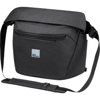 Bandolera Jack Wolfskin Mainkai Messenger Phantom, Unisex, 30L, Compartimento para Laptop