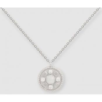 Colgante Silver Shades Itzia medalla plateado