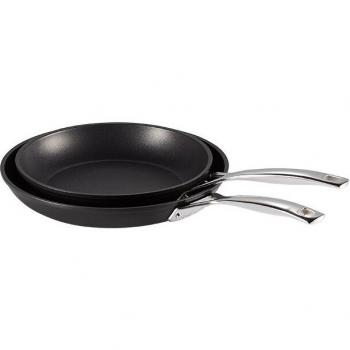 Set de 2 sartenes bajas de aluminio antiadherente Le Creuset