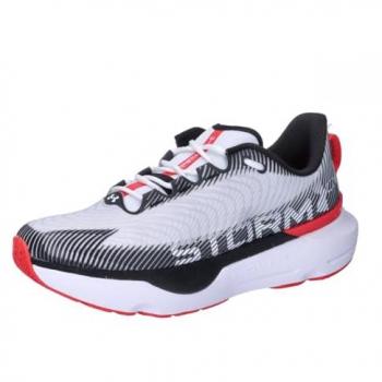 Under Armour Infinite Pro Storm Neutral Running Shoes - Grey/Black/Red - Size 6.5