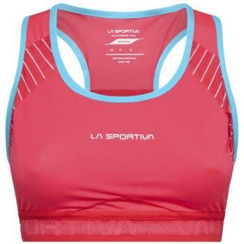 La Sportiva Hover Top W - Top de mujer, color rojo, diseñado para actividades deportivas, ligero y transpirable