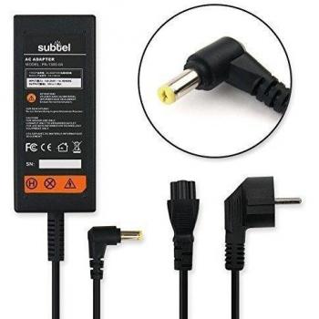 Subtel - Cargador adaptador CA para portátil Acer Aspire 1410, 1810T, 1810TZ, Aspire One 521, Aspire One 752, 752h, Ferrari One 200, TravelMate 8172, 8172T y 8172Z