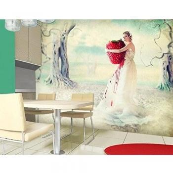 Apalis Fotomural Adhesivo Strawberryprincess, Dimensione:380cm x 288cm