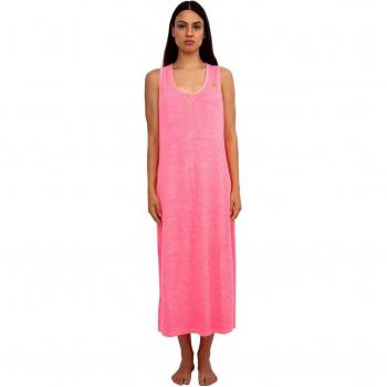 Vestido largo de tirantes Starlite Universe con logo bordado