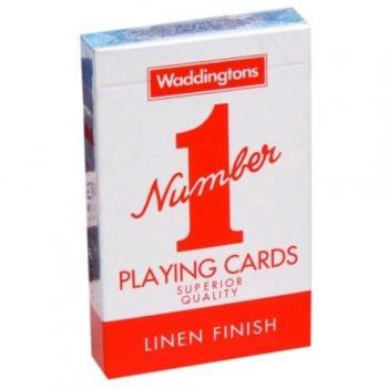 Waddingtons Number 1 Superior Quality Playing Cards in Red & Blue Colours