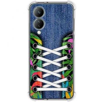 Funda Antigolpes de Silicona para Vivo Y17s con Diseño de Zapatillas 13