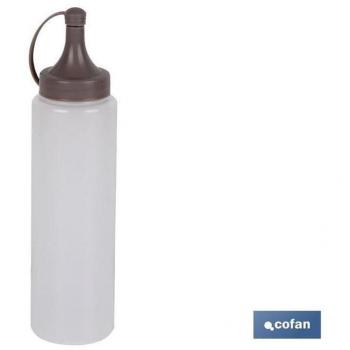 Botella Aceitera Modelo Albahaca 500 Ml Color Piedra