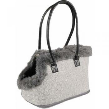 Bolsa de Transporte para Perros Flamingo Esmee Gris 52 x 25 x 26 cm