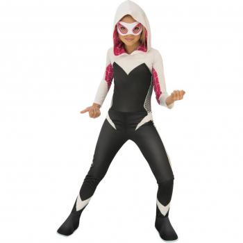 Disfraz infantil Ghost Spider de Marvel con capucha - Talla 7-8 años