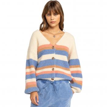 Jersey de mujer Roxy Marble Tiles con diseño de rayas en punto