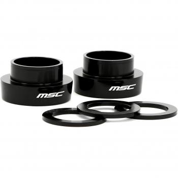 MSC Bikes Pressfit Bb30>Gxp Bb24 Shimano - Adaptador de ciclismo, color negro