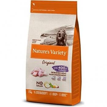 Nature's Variety Original No Grain - Pienso para perros adultos con pavo deshuesado 2 Kg