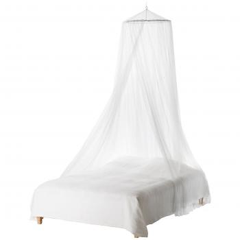 Red Foxnovo anti mosquitos, dosel para cama o cuna, malla blanca, para uso en interior o exterior