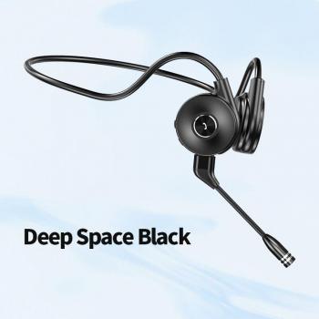 Auriculares Bluetooth de Conducción Ósea con Gancho Abierto, Ligero, No Intra-auricular y Micrófono