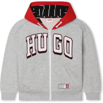 Sudadera de niño Hugo con cremallera y capucha a contraste G00032
