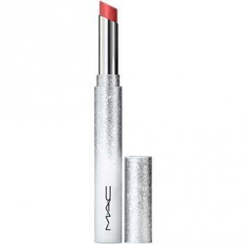 M.A.C Powder Kiss Velvet Blur Slim Stick Lipstick in Warm Pink Peppery Pink