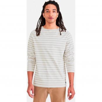 Camiseta de manga larga Dockers con cuello tipo barco y rayas