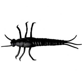 VINILO SAVAGE GEAR 3D PVC MAYFLY - 5CM - PAQUETE DE 8 - By 8, Black, 01, 5