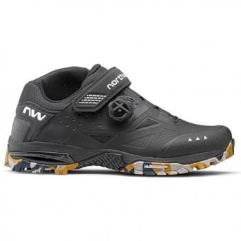 Zapatillas Northwave Enduro Mid 2 MTB para hombre, color negro/marrón/camuflaje, talla 39