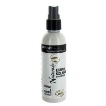 Naturado Pantalla Solar Rostro y Cuerpo SPF50 100ml - Protección corporal y facial SPF50+ Bio 100 ml