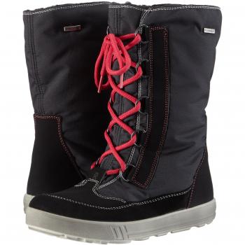 Ricosta Britta - Botas de nieve de material sintético niña, color negro, talla 35