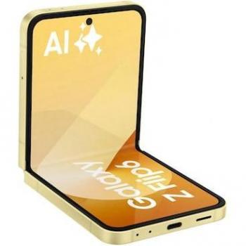 Samsung Galaxy Z Flip6, 256GB, 12GB RAM, móvil libre, dual SIM, 5G, color amarillo
