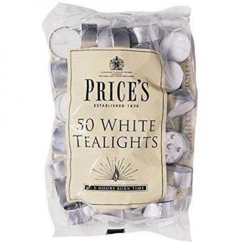 Prices – Velas No perfumadas, 50 unidades)