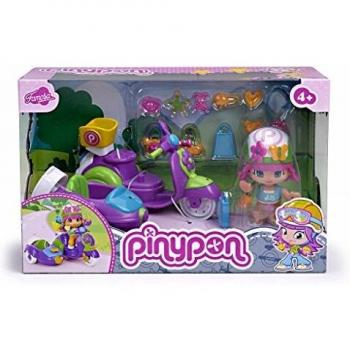Pinypon Figura con Moto con Sidecar
