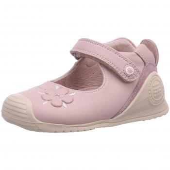 Biomecanics 152130 - Zapatos primeros pasos de piel para niña, color rosa, talla 20
