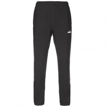 Pantalón largo Ellesse Ezio negro, tipo chándal, para hombre, talla S