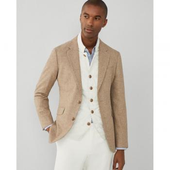 Americana de hombre classic con chaleco desmontable color topo