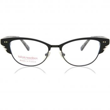 Lafont Nolita 900 Armazones para Mujer Negros, Lentes Recetados Para Mujer Negros, Gafas Recetadas para Mujer Negras