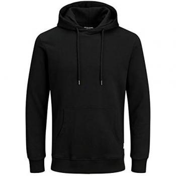 Jack & Jones Basic Hoodie Black Regular Fit XS