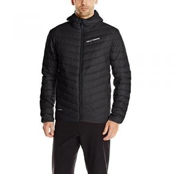Helly Hansen Verglas Hooded Down Insulator - Chaqueta con capucha para hombre, color negro, talla XL