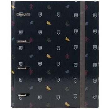 Carpeta de Anillas Harry Potter Hogwarts Azul A4 con Licencia Oficial Cerdá