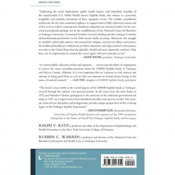 Tuskegee Legacy Project: Reflective Essays on the USPHS Syphilis Study