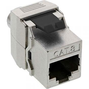 Conector Keystone RJ45 Cat.8.1, SNAP-In, diseño compacto y fácil instalación sin herramientas