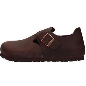 Zapatos BIRKENSTOCK London de cuero aceitado con plantillas anatómicas para hombre y mujer - Color Marrón 36