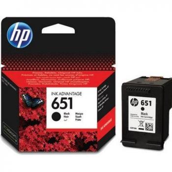 Cartucho de tinta negro HP 651 Original (C2P10AE)