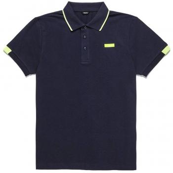 RefrigiWear Blue Cotton Polo Shirt - XXL