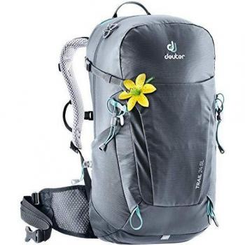 Mochila Deuter Trail 24 SL para mujer, 24 litros, color gris/negro