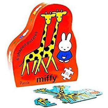Miffy Nijntje Caja con 6 Puzzles Animales de la Selva
