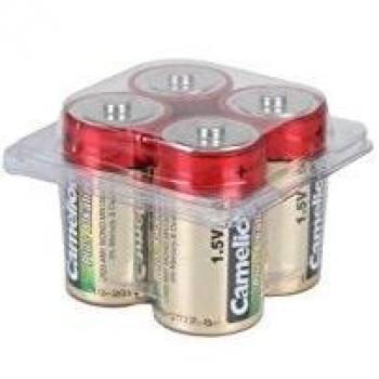 Camelion Baterías Alcalinas C LR14 de Alta Capacidad 8450mah (4 Uds./caja)
