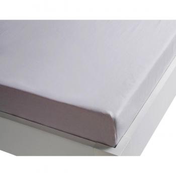 Sancarlos - Sábana bajera , 100% Algodón percal, Color blanco, Cama de 150