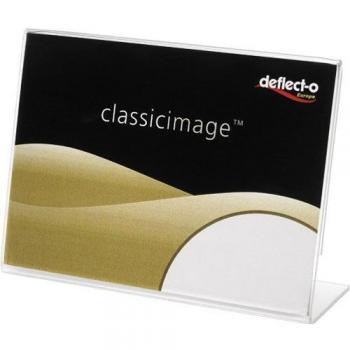 Deflecto 261871 - Expositor de sobremesa en L, horizontal, A7