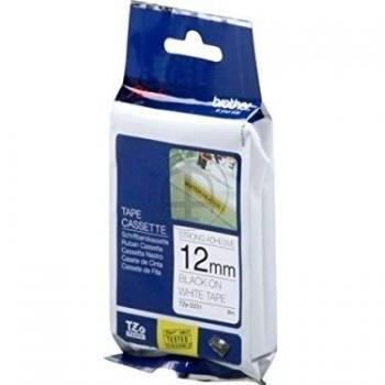 Cinta Laminada Brother P-Touch 1290 VP TZe-S231 en Negro y Blanco, 12mm x 8m