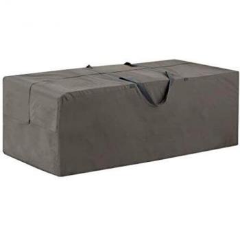 Madison Funda para Cojines de Jardín Cubiertas Textiles Casa Hogar Decoración Exteriores Mobiliario Muebles Sofás Sillas 125x32x50 cm Gris
