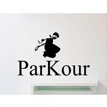 Parkour adhesivo de pared Street traceur Sport Vinilo de la Casa Guardería habitación decoración de interior