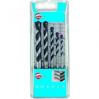 Juego de 5 brocas para hormigón Leman 602.000.05