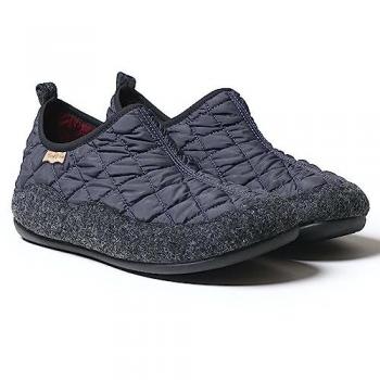 Zapatillas de casa para hombre Toni Pons NIL-UM de tejido acolchado y fieltro en color gris, talla 45 EU